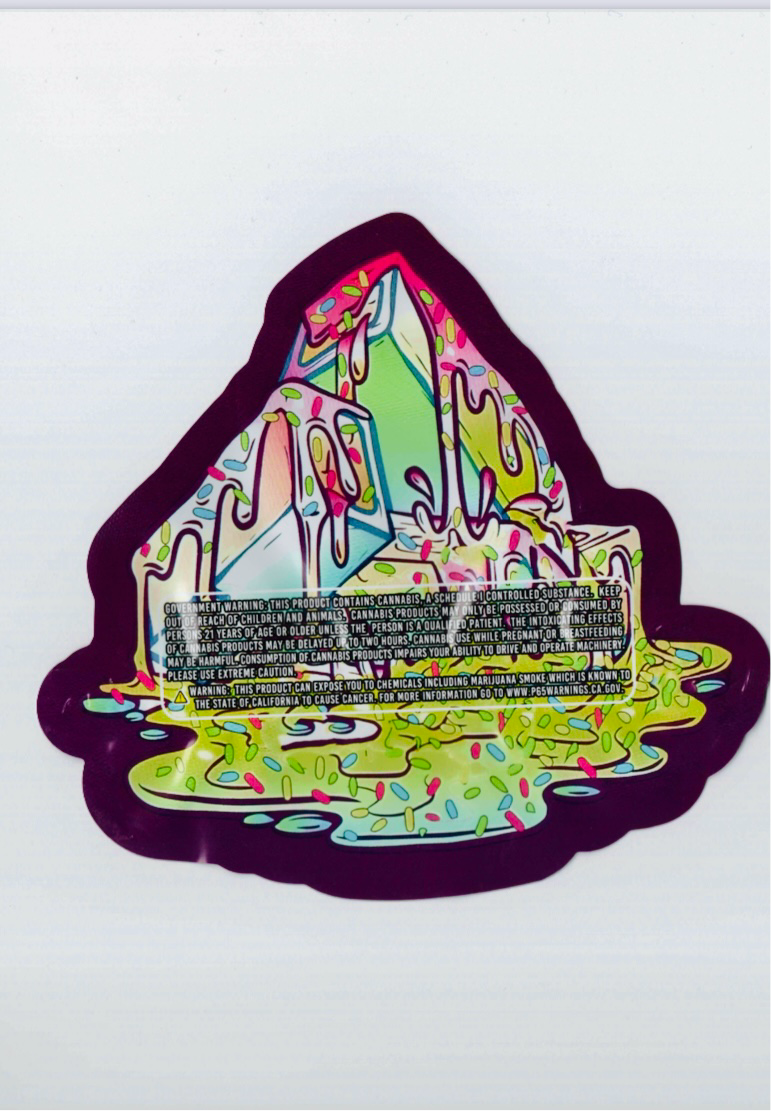 CONFETTI CHEWZ MYLAR BAG CALI PACKS