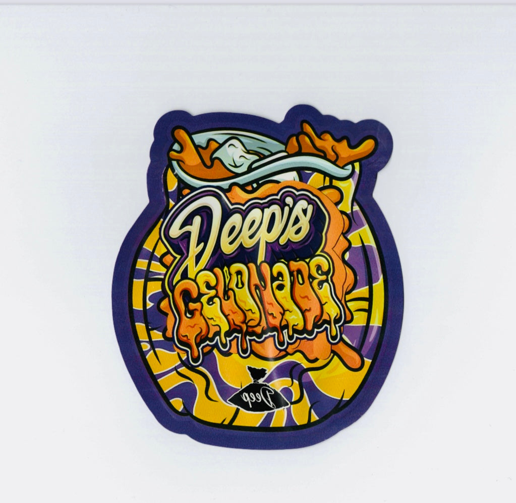 DEEPS GELONADE MYLAR BAGS CALI PACKS
