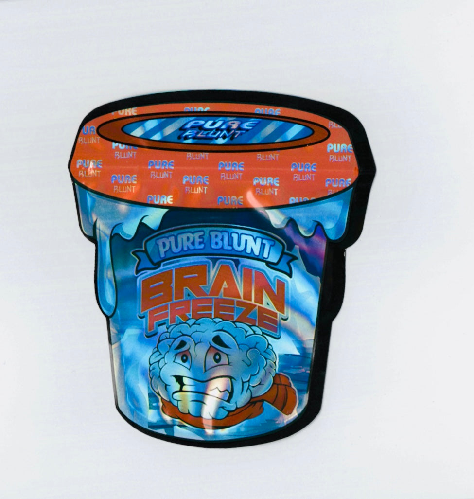 BRAIN FREEZE MYLAR BAGS CALI PACKS