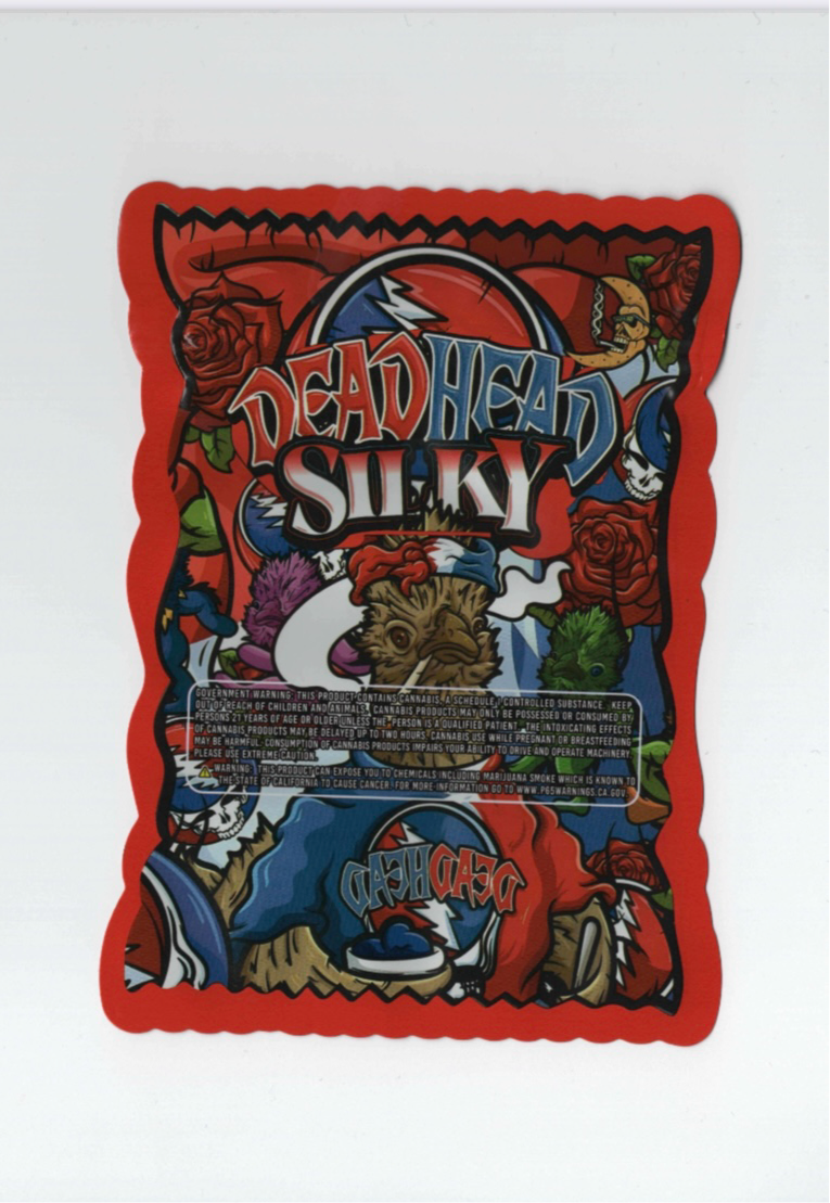 DEADHEAD SILKY MYLAR BAGS   CALI PACKS