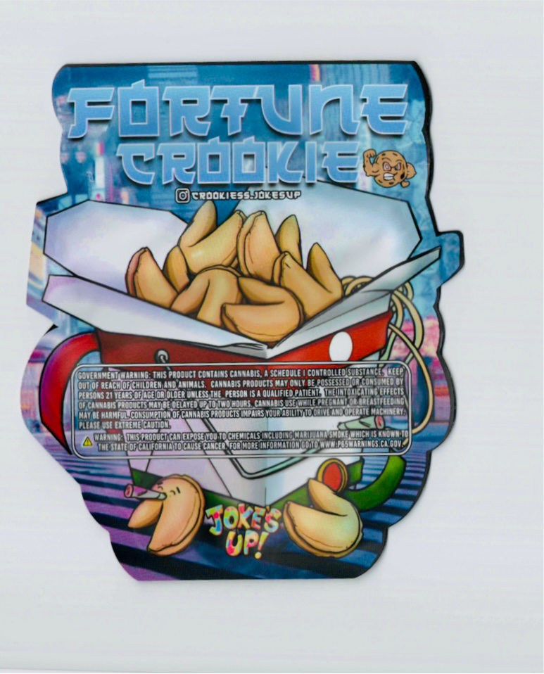 FORTUNE COOKIE MYLAR BAGS   CALI PACKS