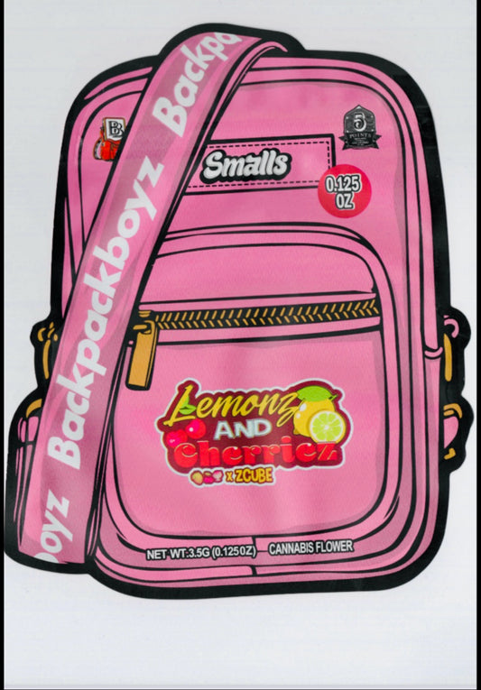 LEMONZ AND CHERRIEZ BACKPACK BOYZ MYLAR BAGS   CALI PACKS