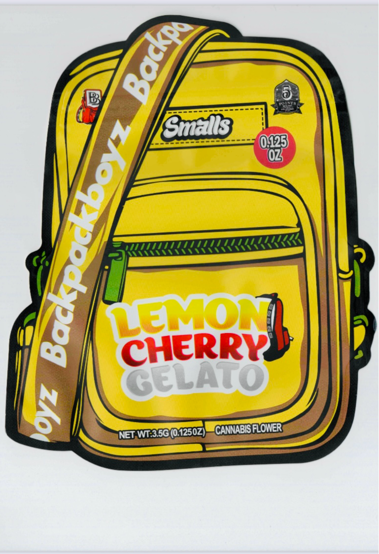 LEMON CHERRY GELATO BACKPACK BOYZ MYLAR BAGS   CALI PACKS