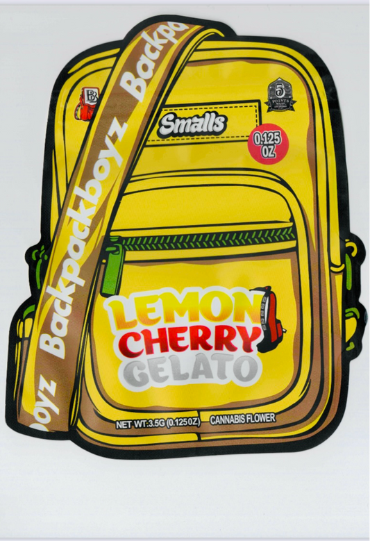 LEMON CHERRY GELATO BACKPACK BOYZ MYLAR BAGS   CALI PACKS