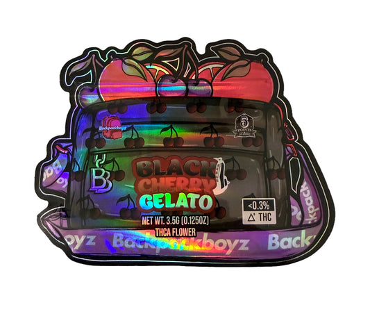 BLACK CHERRY GELATO BACKPACK BOYZ MYLAR BAGS   CALI PACKS