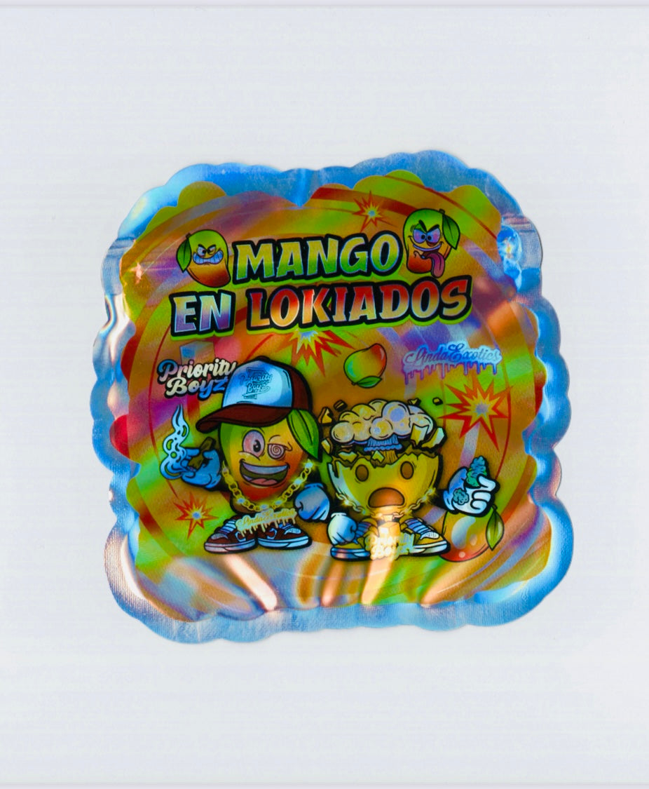 MANGO EN LOKIADOS  MYLAR BAG   CALI PACKS