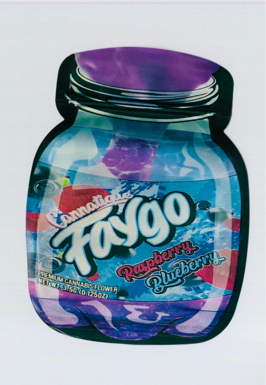 CANNATIQUE FAYGO MYLAR BAGS   CALI PACKS