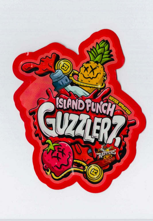 ISLAND PUNCH GUZZLERZ MYLAR BAGS   CALI PACKS